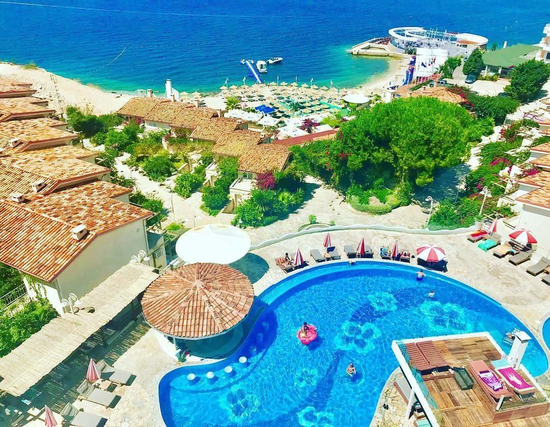 Bougainvill Sunset Villa Sarandë エクステリア 写真